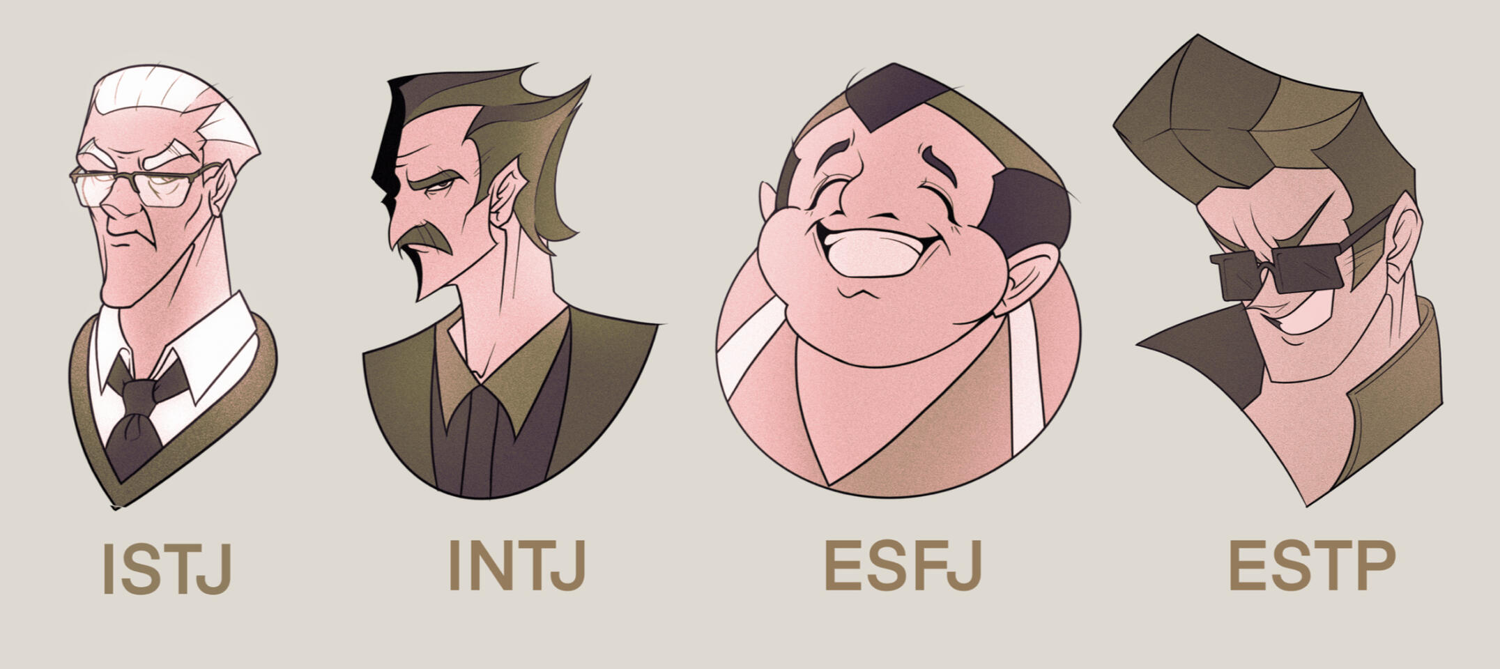 The MBTI (Myers-Briggs Type Indicator) is a set of 16 different personality types, all consisting of a various order of cognitive functions that defines a person. Programs: Adobe Photoshop, Procreate.