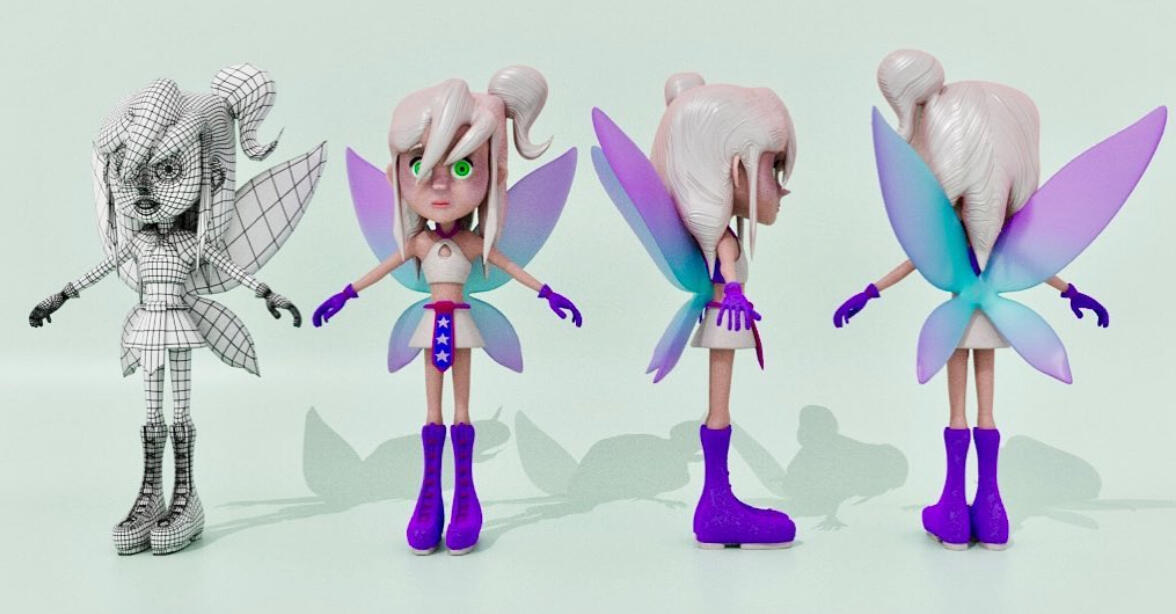 A simple character model poly modeled in MAYA; the character personifies the State of Arkansas: The Natural State.